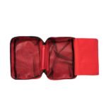 First Aid Pouch Empty, Red First Aid Bag First Aid Pouch Small for Home Emergency Travel Camping Hiking Outdoors First Responder, Red With Handles, Compact - Image 3
