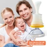 Choking Rescue Device for Adults & Children | Anti-Choking Suction Device | Airway Clearance Emergency First Aid Tool | Portable Life Saving Kit with 2 Masks & Travel Case - Image 2