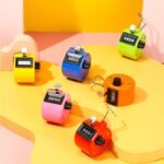 Levin Hand Tally Counter 4 Digit Mechanical Palm Click Counter Plastic Hand Held Counter Clicker with Metal Finger Ring for Counting Numbers School Golf Sports Events Office Stadium ASSORTED COLOR (3) - Image 6