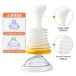 Anti-Choking Device – Choking Rescue Suction Kit for Kids & Adults | First Aid Airway Clearing Device for Home, Travel & Emergency Use | Includes Emergency Instruction Manual | Yellow - Image 2