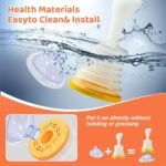 Anti-Choking Device – Choking Rescue Suction Kit for Kids & Adults | First Aid Airway Clearing Device for Home, Travel & Emergency Use | Includes Emergency Instruction Manual | Yellow - Image 5