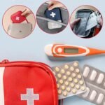 Rolozy Empty First Aid Pouch,Mini Portable Medical Bag for Home office Out Door Outdoor Camping Hiking Travel Emergency Multifunction Medicine Storage Bag office car bus travel use (Multi) - Image 3