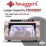 swaggers Loose Mix Note Value Counting Machine for Indian Currency(10,20,50,100,200,500,2000) with Fake Note Detector Heavy Duty Value Money Counting Machine 1 Year Warranty - Image 3