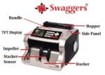 swaggers Loose Mix Note Value Counting Machine for Indian Currency(10,20,50,100,200,500,2000) with Fake Note Detector Heavy Duty Value Money Counting Machine 1 Year Warranty - Image 6