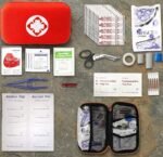 44PCS First Aid Kit Portable Emergency Medical Kit with Case | Home, Car & School Safety Kit | Multi-Purpose Travel First Aid Box for Daily Emergency Use