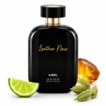 Ajmal Artisan Leather Noir Eau De Parfum for Men | Long-Lasting Luxury Perfume with Bergamot, Cardamom, Leather & Vanilla Notes | Strong Masculine Fragrance | 100ml