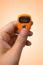 Digital Finger Tally Counter, LCD Display, Single Button to Count & Reset, Random Colour, Long Press to Reset,tasbeeh for Praying