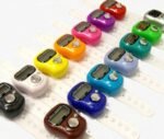 Digital Tally Thumb Counter Finger Ring 5 Digit LCD Display | Electronic Counting Machine for Puja Mantra Jaap Tasbeeh Meditation Yoga Sports Attendance (Multicolour, Pack of 7)