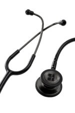 Knya 6sense Stethoscope for Doctors & Residents | Tunable Diaphragm | Dual-Head Chest Piece for Adult & Pediatric Use | Lightweight Stainless Steel | Latex-Free Tubing | Soft-Seal Ear Tips | Premium Gift Box | for Medical Students (All Black)