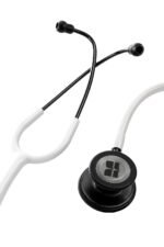 Knya 6sense Stethoscope for Doctors & Residents | Tunable Diaphragm | Dual-Head Chest Piece for Adult & Pediatric Use | Lightweight Stainless Steel | Latex-Free Tubing | Soft-Seal Ear Tips | Premium Gift Box | for Medical Students (White)