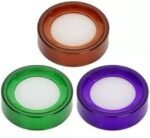 Levin Mansarover Sponge Damper Pad | Extra Storage Water Area | Currency Counter | Finger Wet Moistener | Counting Papers & Documents | Set of 3, Assorted Color
