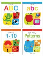 Writing Practice Workbooks (4 Book Set) | Ages 3–6 Years | Early Learning | Tracing Workbook | Gift Set For Kids | Preschool & Kindergarten | Capital & Small Letters | Number Writing | Latest Edition