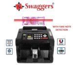 swaggers Mixed Denomination Multi Currency Value Note Counting Machine with Fake Note Detection and Side Display (MG,UV,IR, Color Sensor) | Software Upradable - Image 2