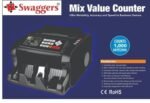swaggers Mixed Denomination Multi Currency Value Note Counting Machine with Fake Note Detection and Side Display (MG,UV,IR, Color Sensor) | Software Upradable - Image 6