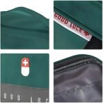 Medicine Pouch Empty First Aid Kit Bag | Oxford Cloth Waterproof Emergency Survival Medicine Storage Bag for Travel, Home, Camping, Sports (Green) (Small) - Image 4