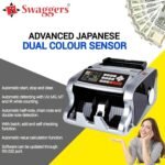 swaggers Highest Selling Mix Value Note Counting Machine with Fake Note Detection| Used in Banks, Offices, Hotels, Hospitals, Schools, Colleges, Retails Shops, Jewellery Shops etc. - Image 4