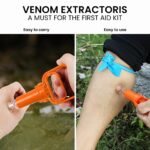 Earthly® Snake Bite First Aid Kit with Venom Extractor Pump – Portable Outdoor Emergency Safety Kit for Camping, Hiking & Trekking - Image 4