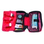 First Aid Pouch - use For Office Premsies - Home - First Aid Mini Kit -Travel Pouch Medicine - Use For Safety Cabine (Empty Pouch), Red - Image 2