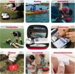 Mini First Aid Kit Box – Portable Medicine Storage Box with Lock – Emergency Medical Storage Box with Secure Lock–Pill Storage Case (empty) Only Pouch - Image 8
