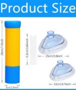 Anti Choking Device for Kids & Adults with Manual Suction Pump - Portable Airway Clearance Kit with 2 Silicone Masks, Reusable Emergency Rescue Tool for Home, Travel & Public Safety - Image 2