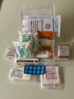 ALL SAFE MEDIC First Aid Kit Storage Box- will all the emergency items Set with Medicine (Transparent Plastic Case), Rectangular, Standard - Image 5