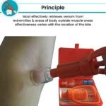 Snake Bite Kit with Venom Extractor Pump, Outdoor First Aid Bandages & Emergency Tools for Camping, Trekking & Hiking - Image 3