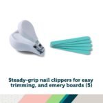 Safety 1st Deluxe Healthcare & Grooming Kit, Pyramids Aqua, Pyramids Aqua, One Size - Image 6