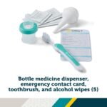 Safety 1st Deluxe Healthcare & Grooming Kit, Pyramids Aqua, Pyramids Aqua, One Size - Image 7