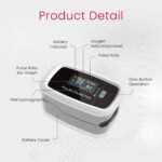 CMS50D1 Finger Pulse Oximeter, Digital SpO2 and Pulse Rate Monitor with Pulse Waveform|Bar Graph Displa| Auto Direction| Adjustable Brightness|Low Battery Indicator| Auto Standby - Image 4