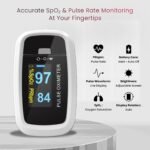 CMS50D1 Finger Pulse Oximeter, Digital SpO2 and Pulse Rate Monitor with Pulse Waveform|Bar Graph Displa| Auto Direction| Adjustable Brightness|Low Battery Indicator| Auto Standby - Image 5