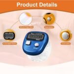 Mantra Jaap Digital Tally Counter with Compass, Multi-Color - Image 3