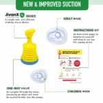 Anti-Choking Device – Choking Rescue Suction Kit for Kids & Adults | First Aid Airway Clearing Device for Home, Travel & Emergency Use | Includes Emergency Instruction Manual | Improved Section Power - Image 3