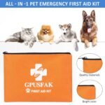 Pet First Aid Kit for Dogs & Cats - Pet Emergency Kit with Pet Comb First Aid Supplies for Home Camping Hiking Traveling Hunting and Sports - Image 8