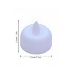 VERVENIX 24 Pcs LED Modak Tea Light Candles | Flameless & Smokeless Battery-Operated Warm White Flickering Modak Candles for Diwali, Weddings, Home, Pooja & Party Décor - Image 5