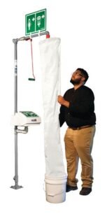 Hughes Safety Shower Test Kit with Bucket and Shower Sock - Image 2
