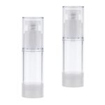 Bnf® 4x2 Pieces Empty Lotion Cosmetic Cream Bottles Airless Pump Dispenser 30ml Health & Beauty Makeup Makeup Tools & Accessories Other Makeup Tools & Accs - Image 2