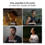 Gabit Smart Ring | Buy Sizing Kit First | AI Health & Fitness Tracker, Men, Women | Sleep, Stress, Nutrition, Steps, Heart Rate,VO2 Max | 7-10 Day Battery, Titanium, No Subscription, Matte Silver 11 - Image 3
