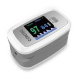 CMS50D1-Pro Finger Pulse Oximeter, Digital SpO2 and Pulse Rate Monitor with Pulse Waveform, Bar Graph, PI Value, Adjustable Brightness, PR Sound, Auto Power On/Standby, Auto Direction