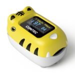 CMS50Q1 Kids Digital Finger Pulse Oximeter, SpO2 and Pulse Rate Monitor with Pulse Waveform, Bar Graph, Adjustable Display Mode & Brightness, Voice & PR Sound Alerts, Auto Power-Off, Low Battery Indicator