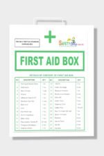 INDUSTRIAL FIRST AID BOX - Applicable for 200+ People, Mountable Metal Case - Emergency Medical Kit for Workplace, Construction, Factory, Warehouse, Office Use - (As per factories Act & BOCW Act)