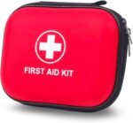 Mini First Aid Kit Box – Portable Medicine Storage Box with Lock – Emergency Medical Storage Box with Secure Lock–Pill Storage Case (empty) Only Pouch