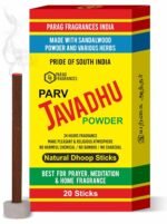 Parag Fragrances Premium Dhoop Sticks Charcoal, Bamboo & Chemical Free/Long Lasting & Natural 20 Sticks Pack (Javadhu)