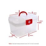 Safety First Aid Kit Medical Box Portable Organizer Multi Layer First Aid Emergency Desktop Sundries Medicine Kit Plastic Container Box